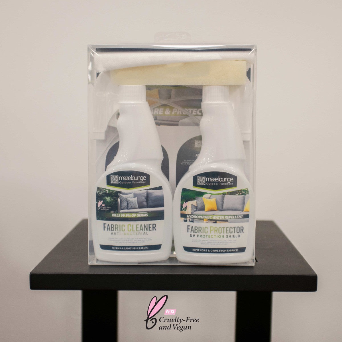 Maze Cleaning Kit and Protector for Outdoor Fabric